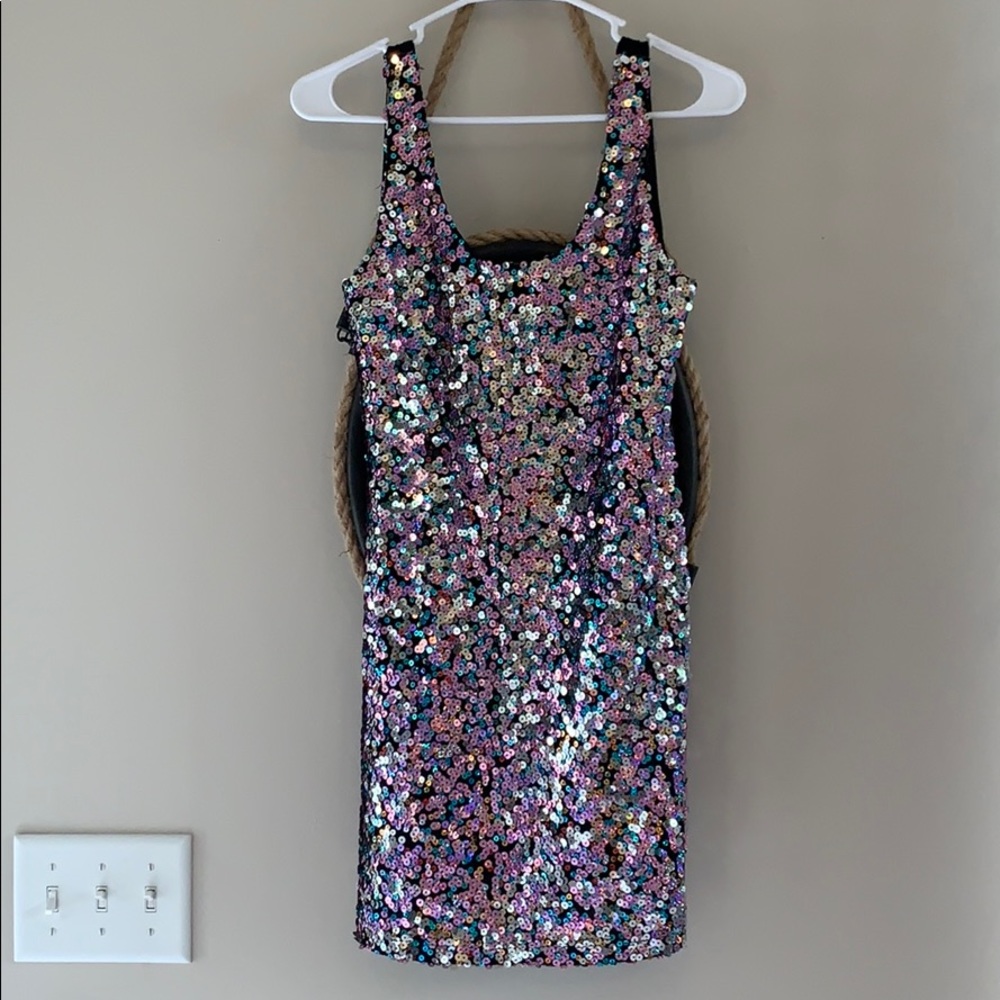 Multi colored Sequin dress ✨